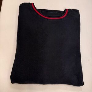 Polo Ralph Lauren Men’s Sweatshirt / Sleepwear Black W/ Red Trim Size XLT